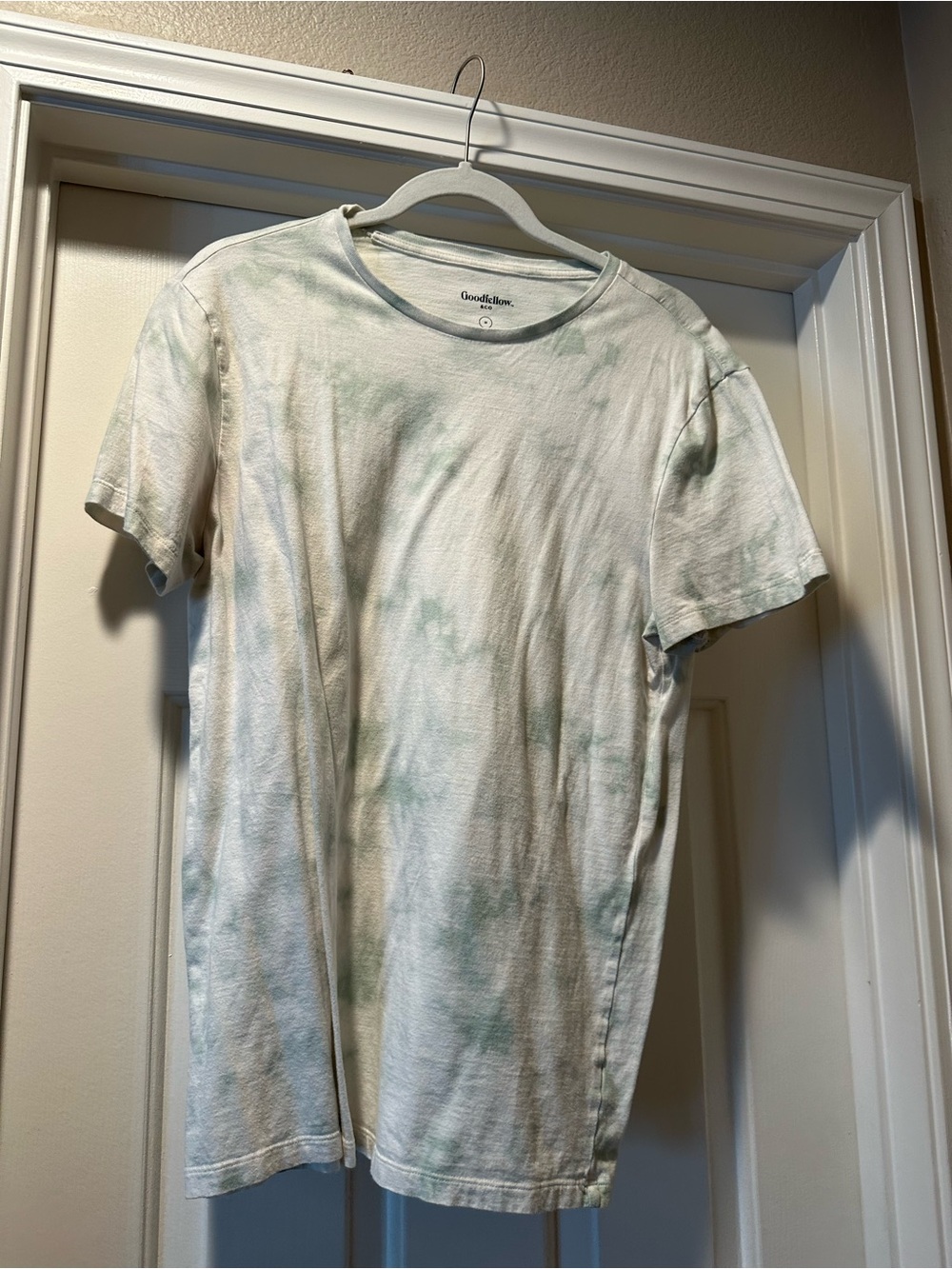 Goodfellow & Co Pale Green Tie-Dye Crew T-Shirt
